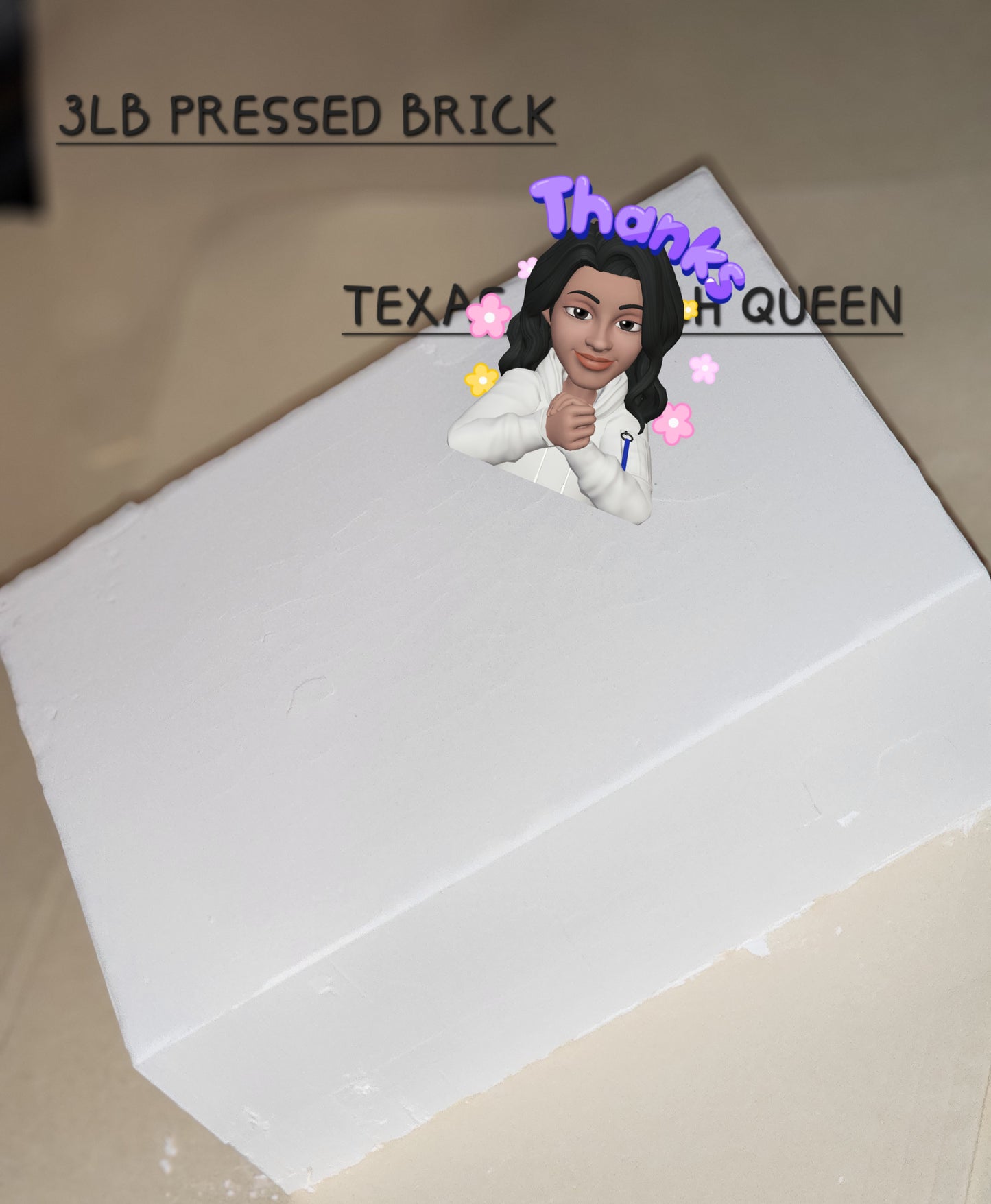 3lb Pressed Brick